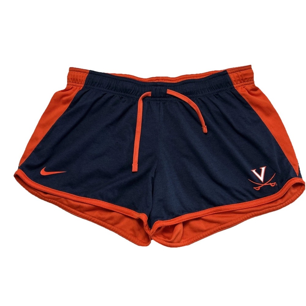 Women's University Of Virginia Cavaliers UVAβ Nike Shorts Sz L Reversible Nice